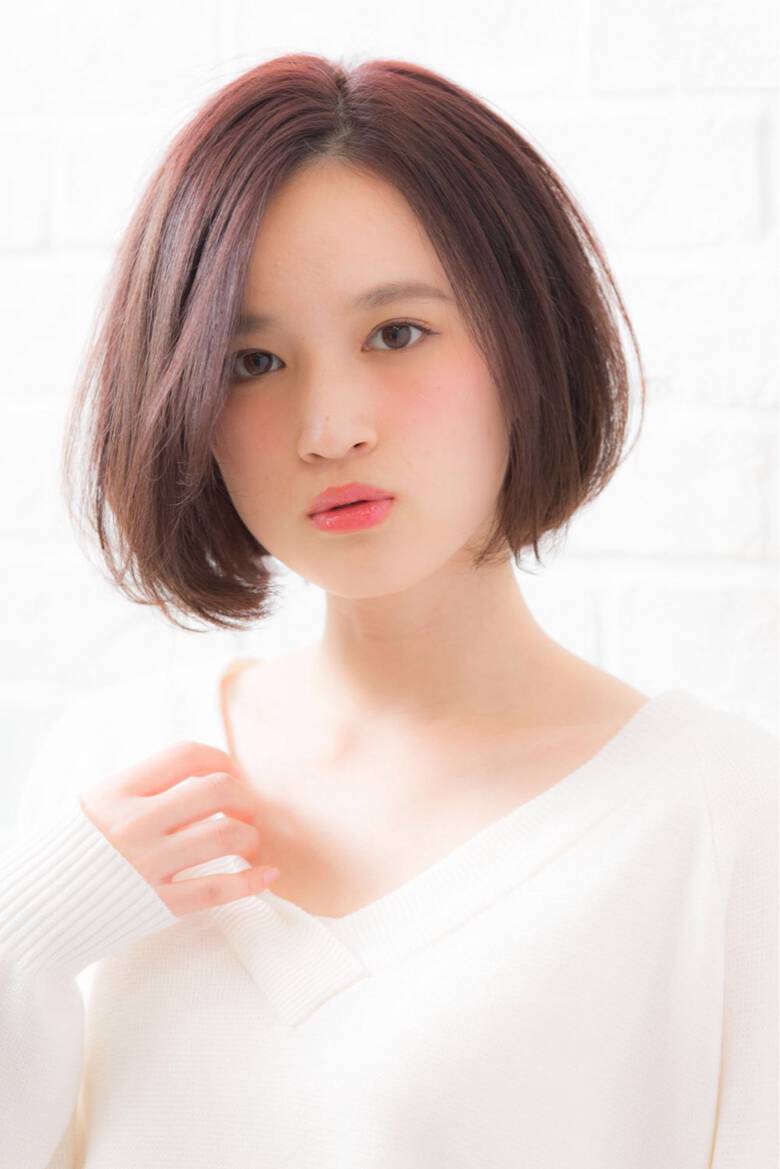 大人かわいい ショート ボブ 卵型 Garden 高橋俊友 1046 Hair