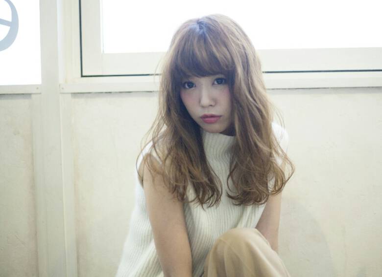 イルミナカラー 大人かわいい デジタルパーマ セミロング Menon Yuya Yoshida Hair