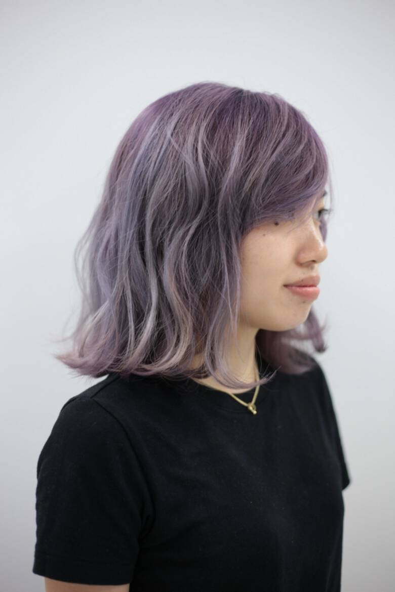ラベンダーアッシュ ブリーチ グラデーションカラー ダブルカラー Clln Hair Design Kanata Hair ラベンダーアッシュ ブリーチ グラデーションカラー ダブルカラー Clln Hair Design Kanata Hair