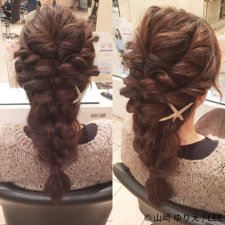 ロング ヘアアレンジ ショート 大人かわいい Lee東大阪 山崎 ゆりえ Lee Hair