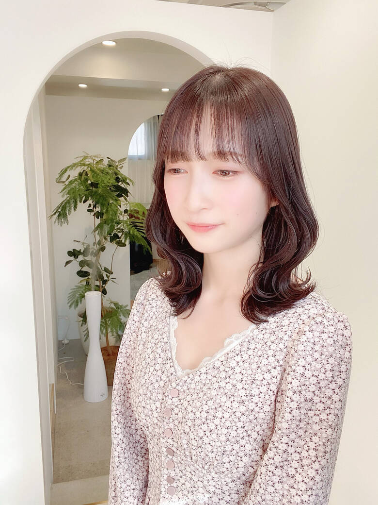 ヨシンモリ 前髪 セミロング 韓国ヘア Air Im 6800 Hair