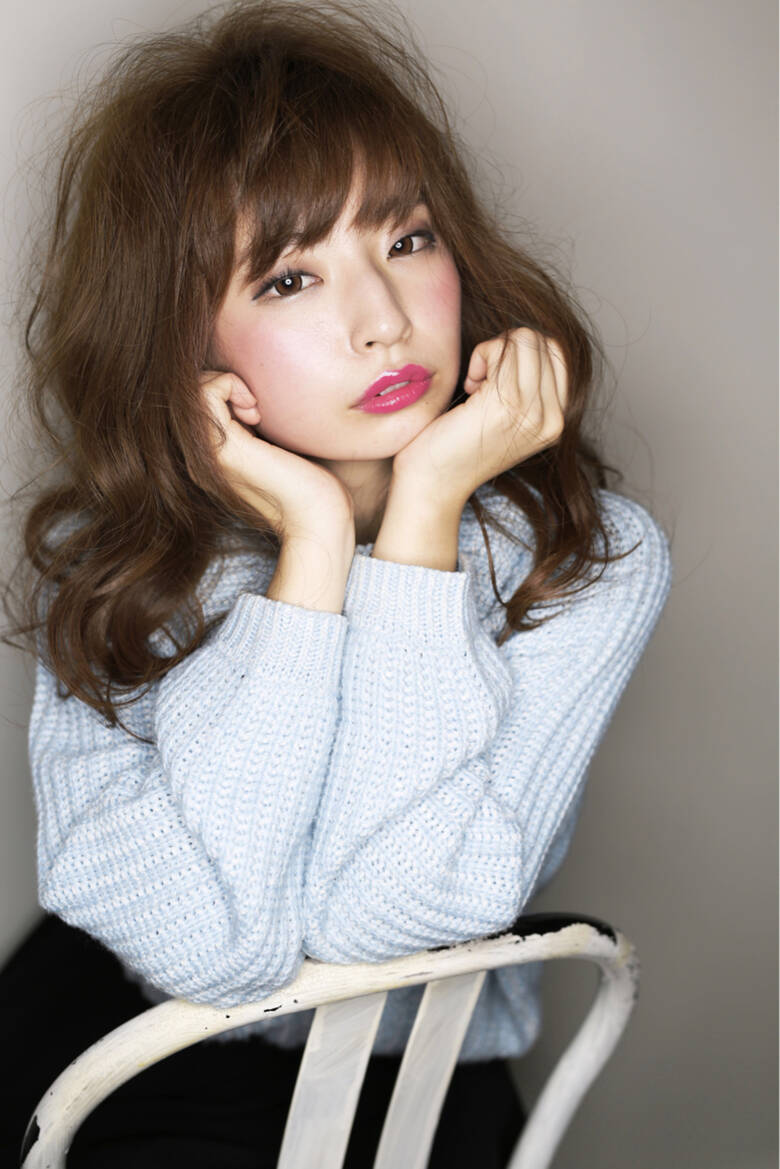 パーマ セミロング 大人女子 モード Magnet Hair Chiaki 1022 Hair