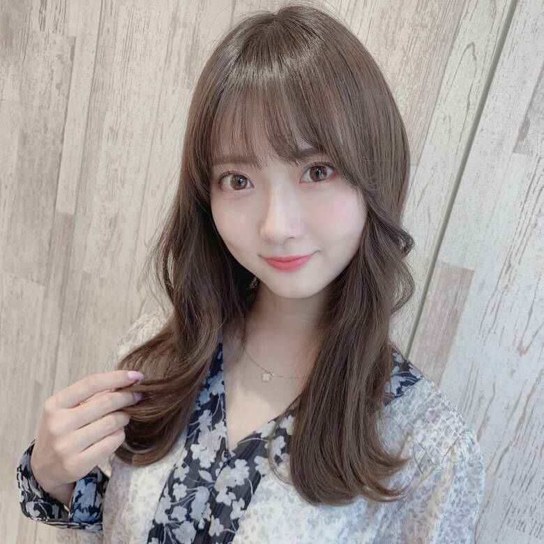 フェミニン セミロング 丸顔 代 ユーフォリア銀座グランデ 山村 実和子 Euphoria銀座グランデ 6334 Hair