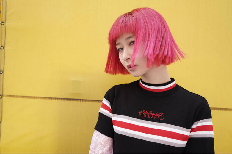 前髪あり デート ピンク モード Mateca Hairマテカヘアー 花井啓好 Hair