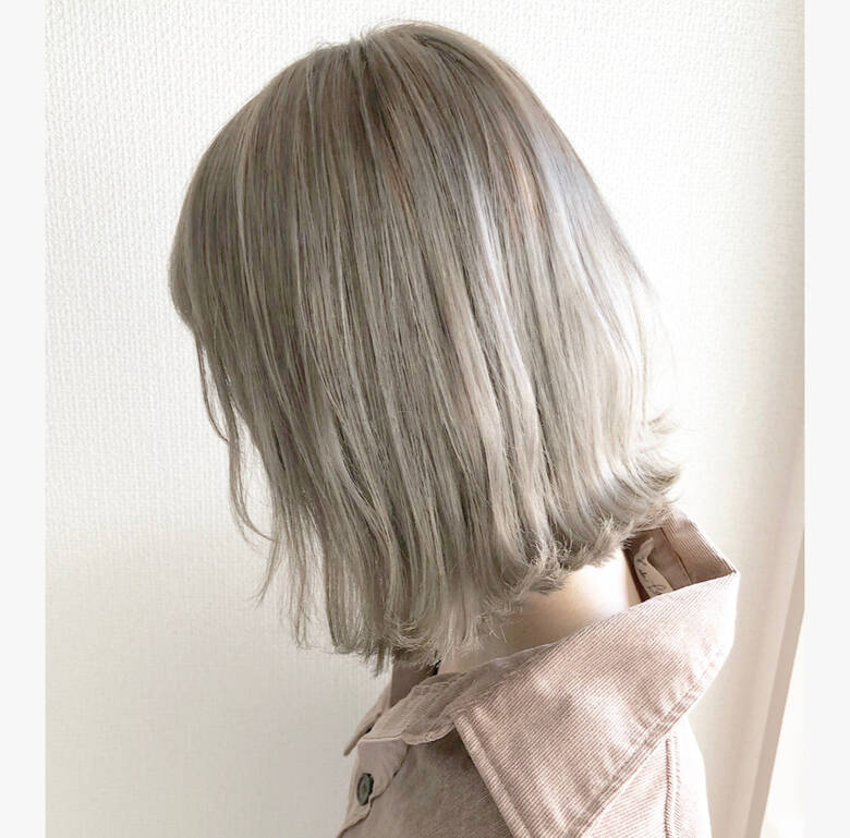 ミルクティーベージュ ショートヘア ボブ 切りっぱなしボブ Air Heal エアヒール 東三国 宮下 海斗 ショート ボブ レイヤー 東三国 Hair