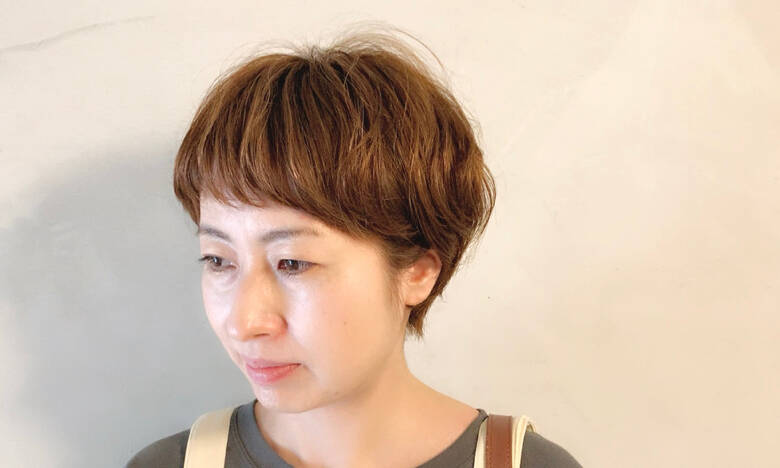 ナチュラル ベリーショート ワイドバング ショートバング Irodori Hair Design Taniguchi Yukiko Hair