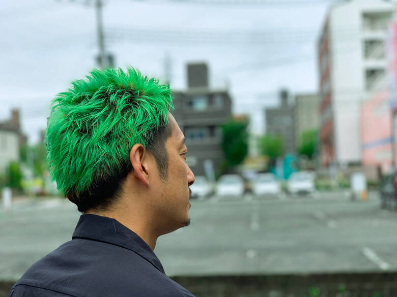 モード デザインカラー メンズカラー ショート Go Today Shaire Salon 中村怜奈 4993 Hair