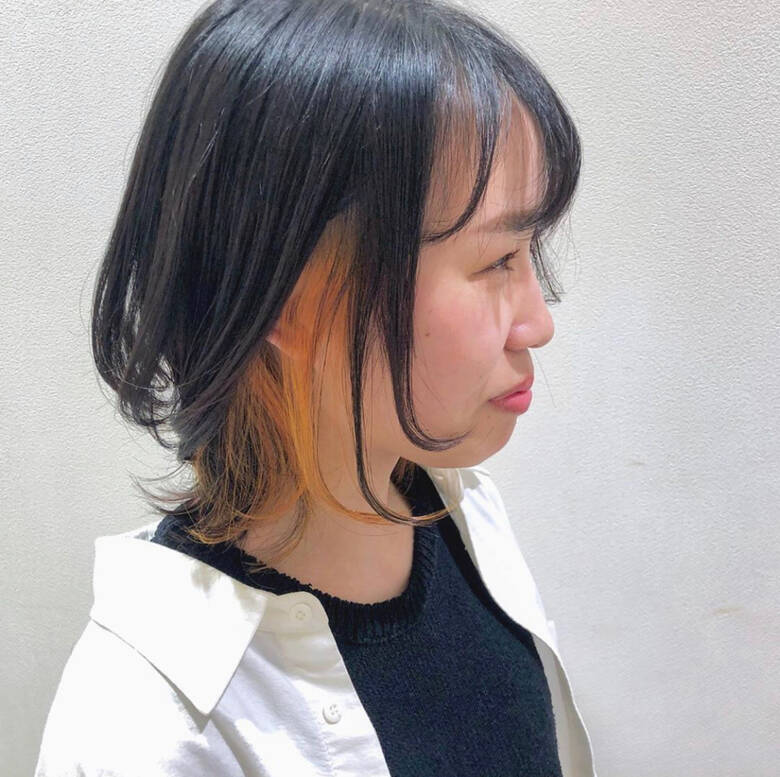 ショート モード レイヤーカット インナーカラー White 南海難波店 東口慎吾 Hair