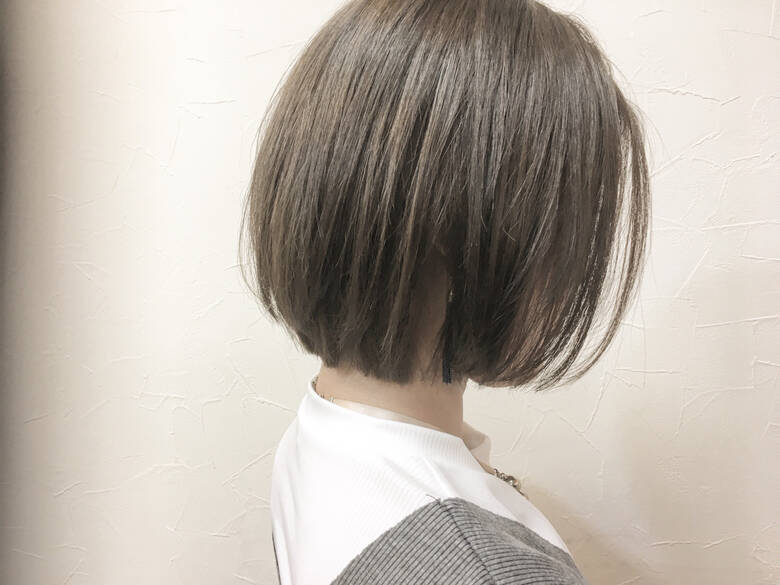 グレージュ アッシュベージュ ショート ハイライト Lull Vampdiva 廣長 毅 Hair