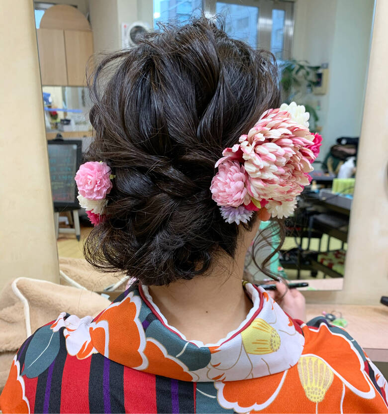 ガーリー ヘアアレンジ 卒業式 袴 J Studio きくち ゆか Hair