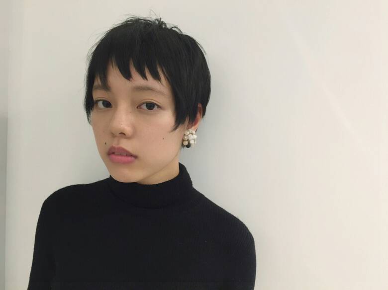 黒髪 ショート 外国人風 ベリーショート 光梨 Hair