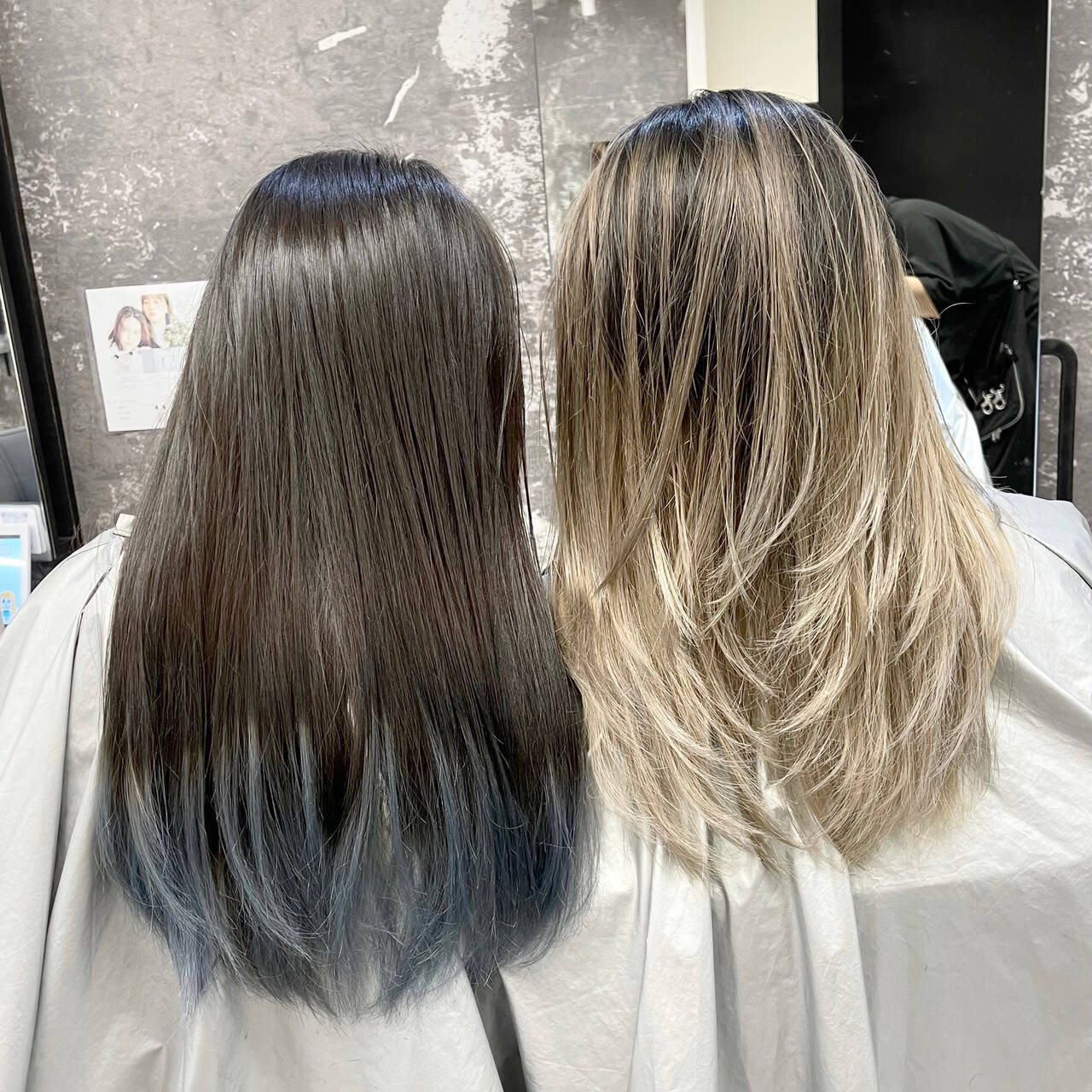 アッシュベージュ ナチュラル バレイヤージュ 外国人風カラー フリーランス アンドウ ユウ バレイヤージュ ハイライト Hair