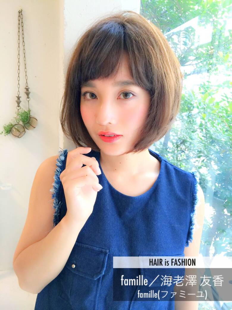 ボブ モテ髪 愛され ゆるふわ Famille ファミーユ Famille 海老澤 友香 Hair ボブ モテ髪 愛され ゆるふわ Famille ファミーユ Famille 海老澤 友香 Hair