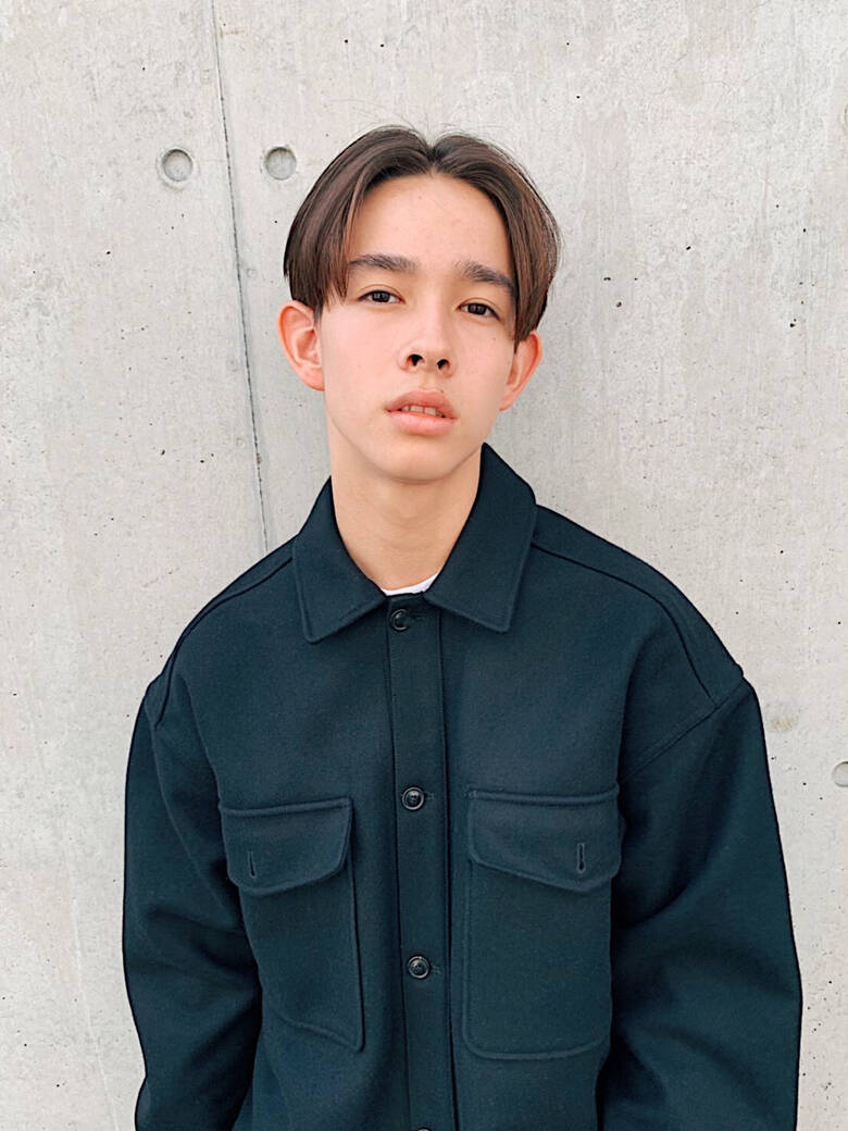 ハンサムショート メンズヘア センターパート メンズカット Regilo 住本大明 Hair