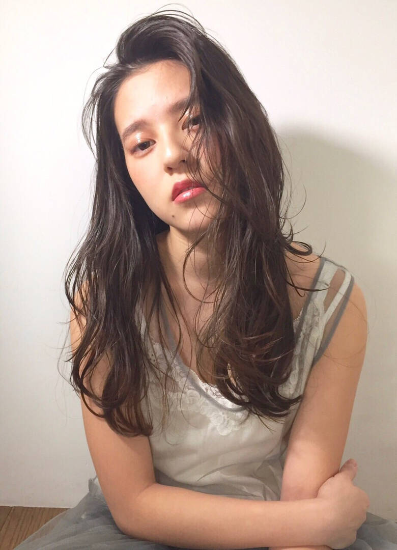 おフェロ かき上げ前髪 艶髪 ナチュラル Ari 1953 Hair