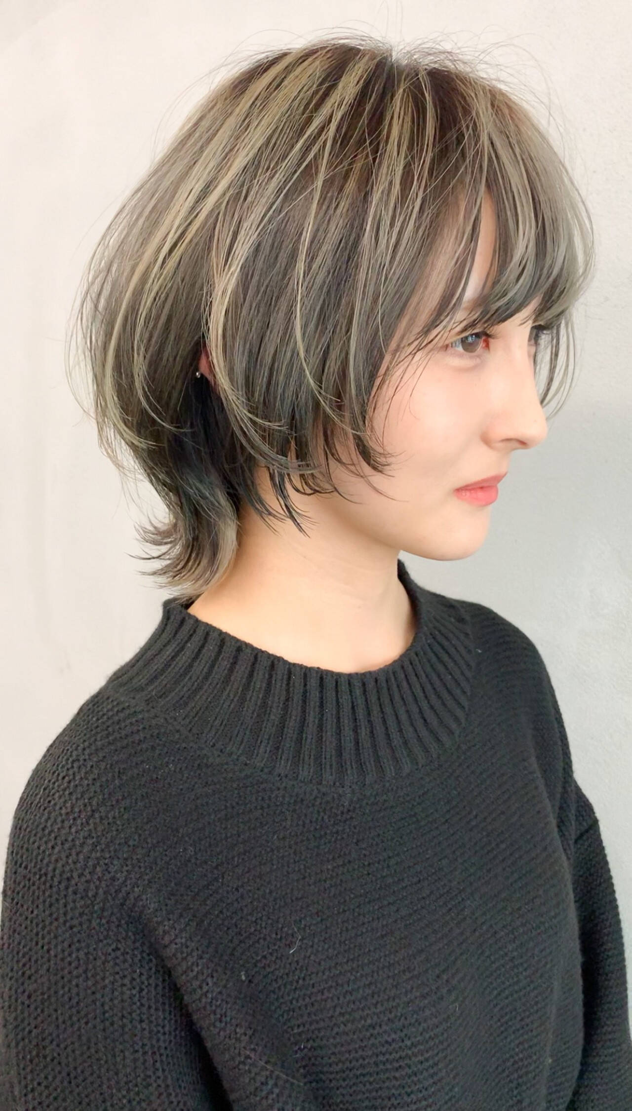 ストリート マッシュウルフ デザインカラー ジェンダーレス×株)92 #tag×ショート職人 伊藤修久 【#tag】×469557【HAIR】