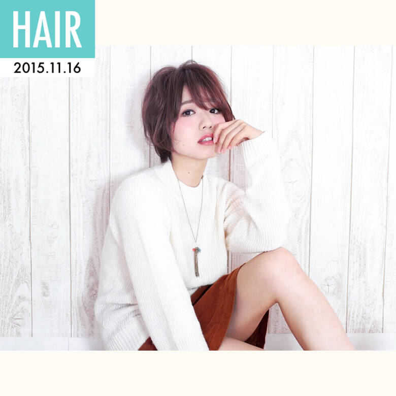 ナチュラル 秋 ふわふわ 卵型 近藤 愛弥 Hair