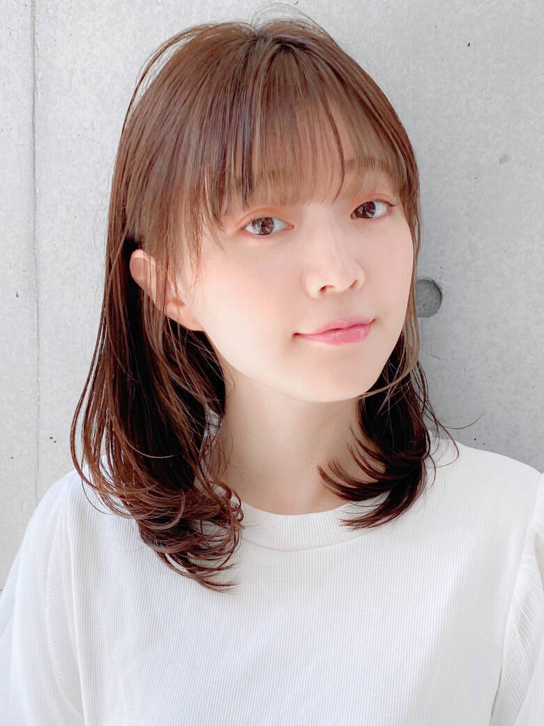 ナチュラル モテ髪 ミディアム 大人可愛い Agnos 青山 原田 実茄 Hair