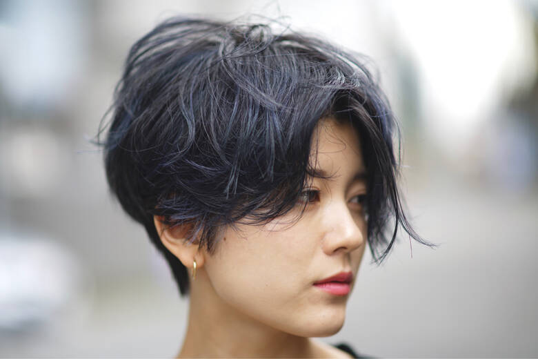 ショート モード 刈り上げ センターパート Peek A Boo Newoman 新宿 栗原貴史 Peek A Boo Hair