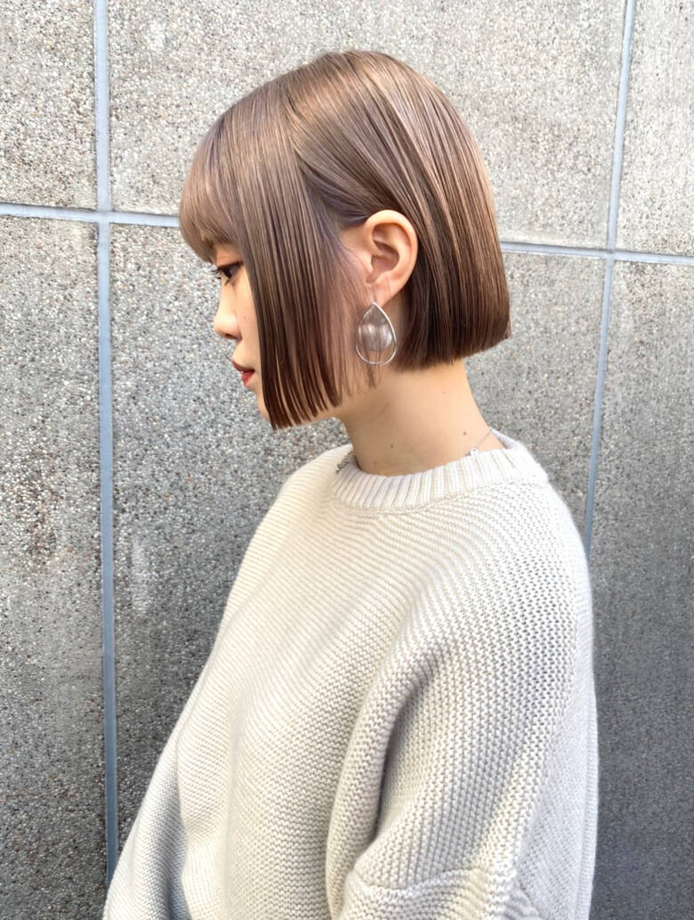 ミニボブ インナーカラー ショートボブ ショートヘア Sakura Omotesando 加納竜也 6058 Hair
