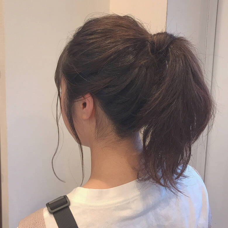 ヘアアレンジ 簡単ヘアアレンジ 黒髪 フェミニン Ulqua ウルカ 北浦和店 鳥井舞子 Hair