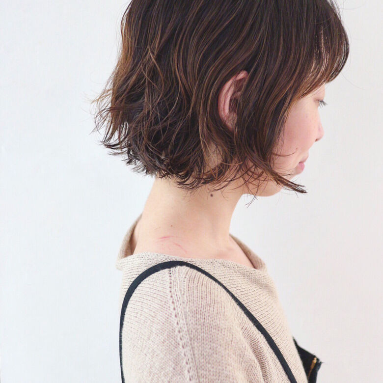 ナチュラル グラデーションカラー パーマ ボブ Baco バコ 三好 佳奈美 Hair