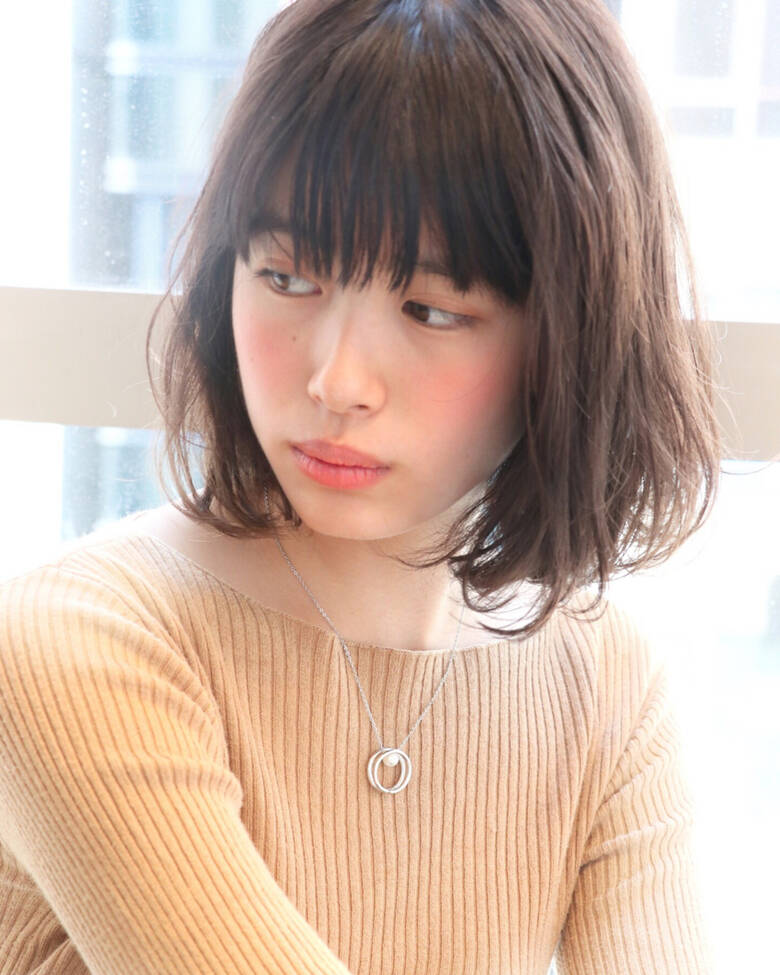 前髪あり 抜け感 ボブ 大人かわいい Free Lance 浦野 陽介 Hair