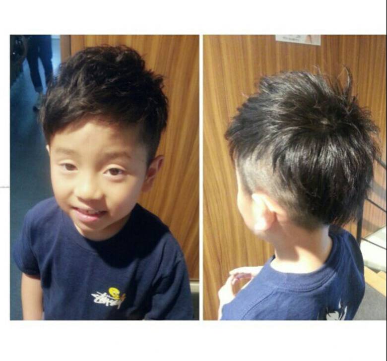 黒髪 子供 パーマ 坊主 Hair Mission 渡海 典子 071 Hair