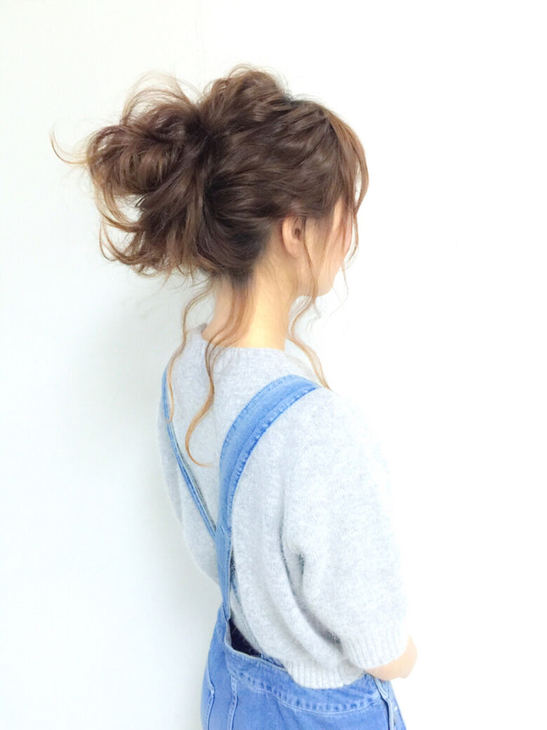 簡単ヘアアレンジ セミロング ゆるふわ ふわふわ Liliy 高瀬 功二 Hair