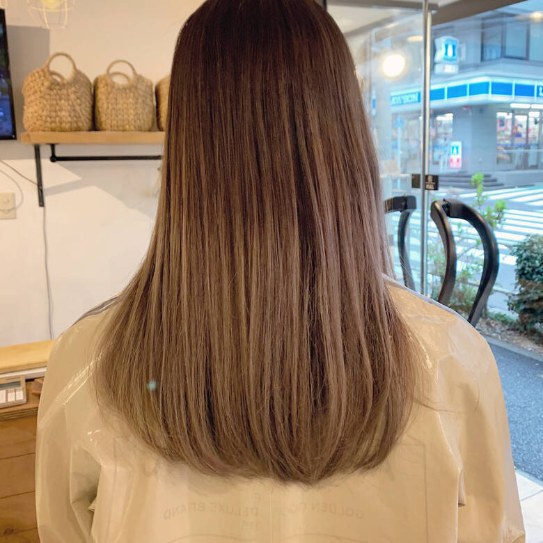 グラデーション ロング グラデーションカラー アッシュグラデーション Go Today Shaire Salon 渋谷モディ店 谷川 未来 Hair