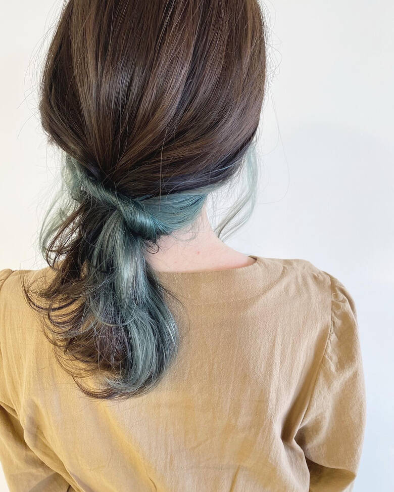 ポニーテールアレンジ ヘアアレンジ ナチュラル セミロング Samurai 伊藤春香 Hair