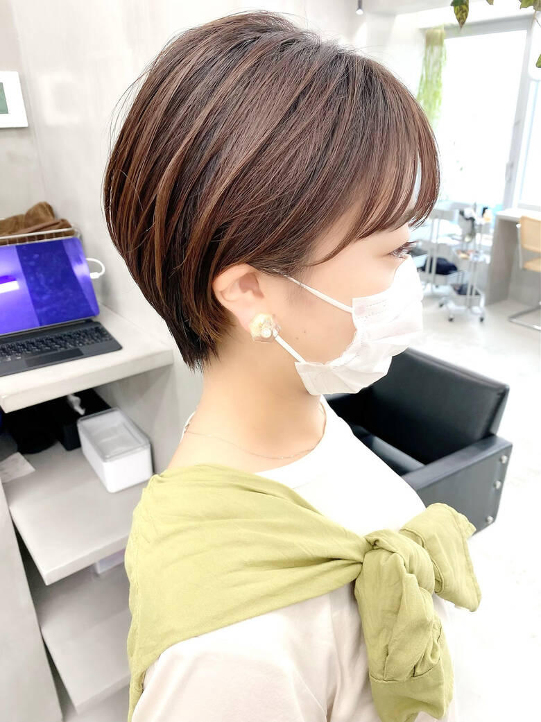 オフィス ショート ショートボブ ゆるふわ Vie 大人可愛い ショート ボブが得意 つばさ Hair