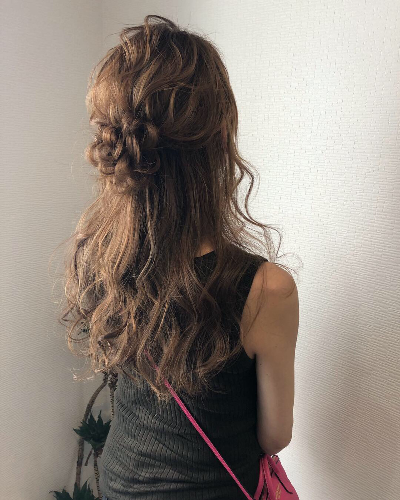 結婚式 ヘア セット ロング