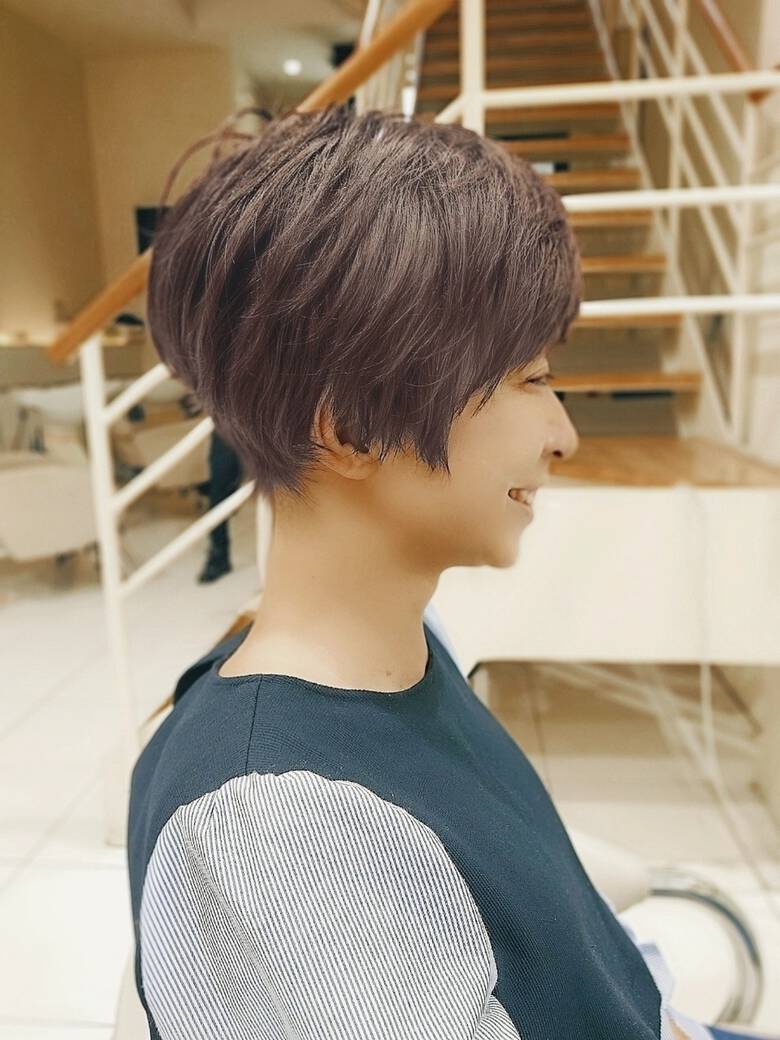 ショート ショートボブ ピンクアッシュ ショートヘア Visage Genuine 横徳憲史 Hair