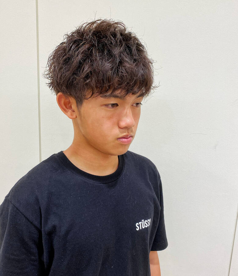 ショート メンズヘア メンズマッシュ メンズパーマ モリオフロムロンドン大宮店 寺本 由樹 Hair