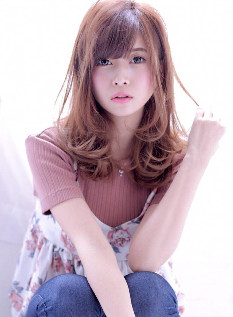巻き髪 ミディアム ガーリー 前髪あり 村崎未來 Hair 巻き髪 ミディアム ガーリー 前髪あり 村崎未來 Hair