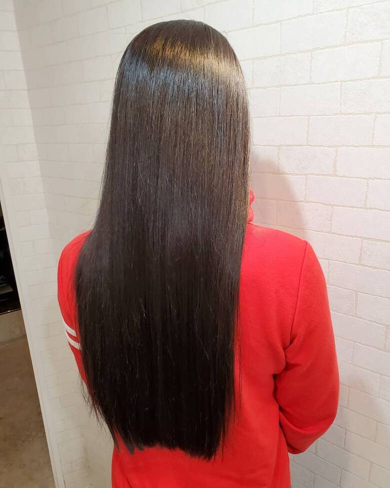 黒髪 縮毛矯正 艶髪 ロング Galon Izumi 湊 貴子 Hair