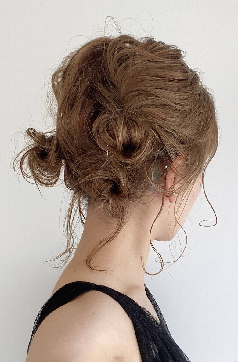 フェミニン おだんご セルフヘアアレンジ アップ Appiis 宮崎 まさみ Hair