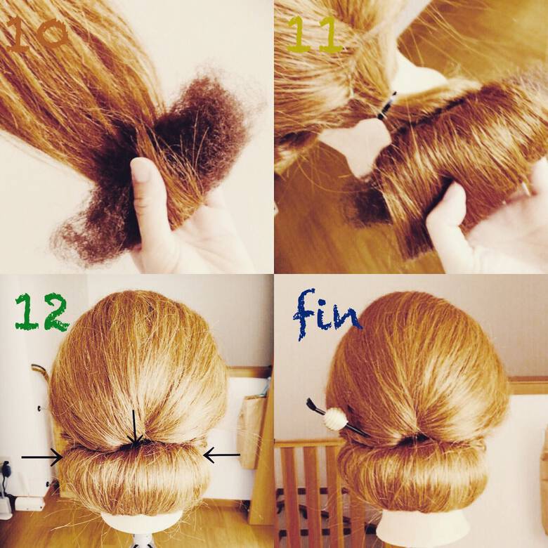 アップスタイル ヘアアレンジ セミロング お祭り Ares いまむ Hair