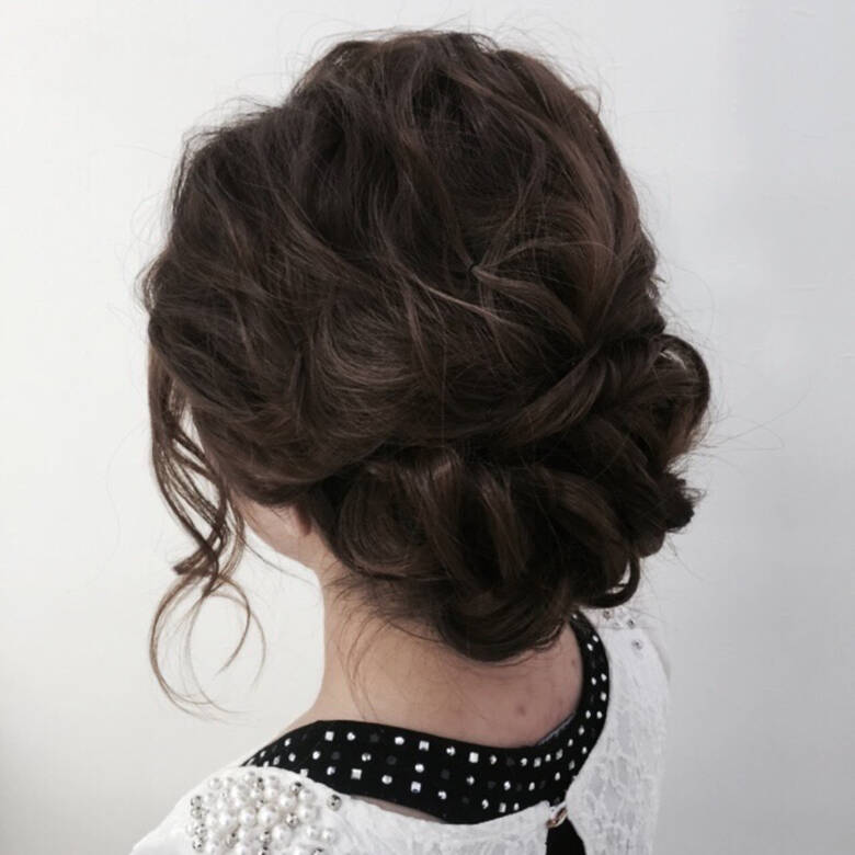 ヘアセット ツイスト セミロング ニュアンス ヘアセットサロンn 阪田 充章 Hair