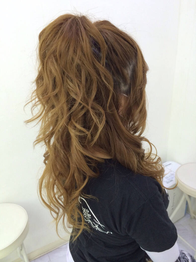 ポニーテール ヘアアレンジ セミロング ハーフアップ Mitu 阪田充章 Hair ポニーテール ヘアアレンジ セミロング ハーフアップ Mitu 阪田充章 Hair