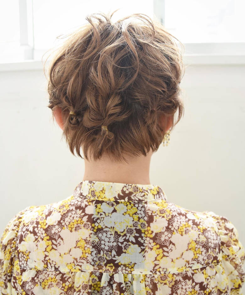 ヘアアレンジ 簡単ヘアアレンジ ナチュラル ショートヘア Lepes 山口 華絵 Lepes Nakameguro Hair