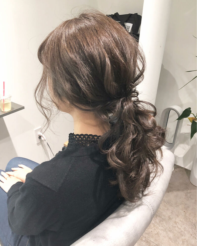 ナチュラル ヘアアレンジ ポニーテール デート Maison De Sisi Hii De Hair