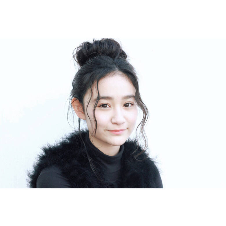 ロング お団子 ラフ ヘアアレンジ Trump 亀川 祐果 Hair