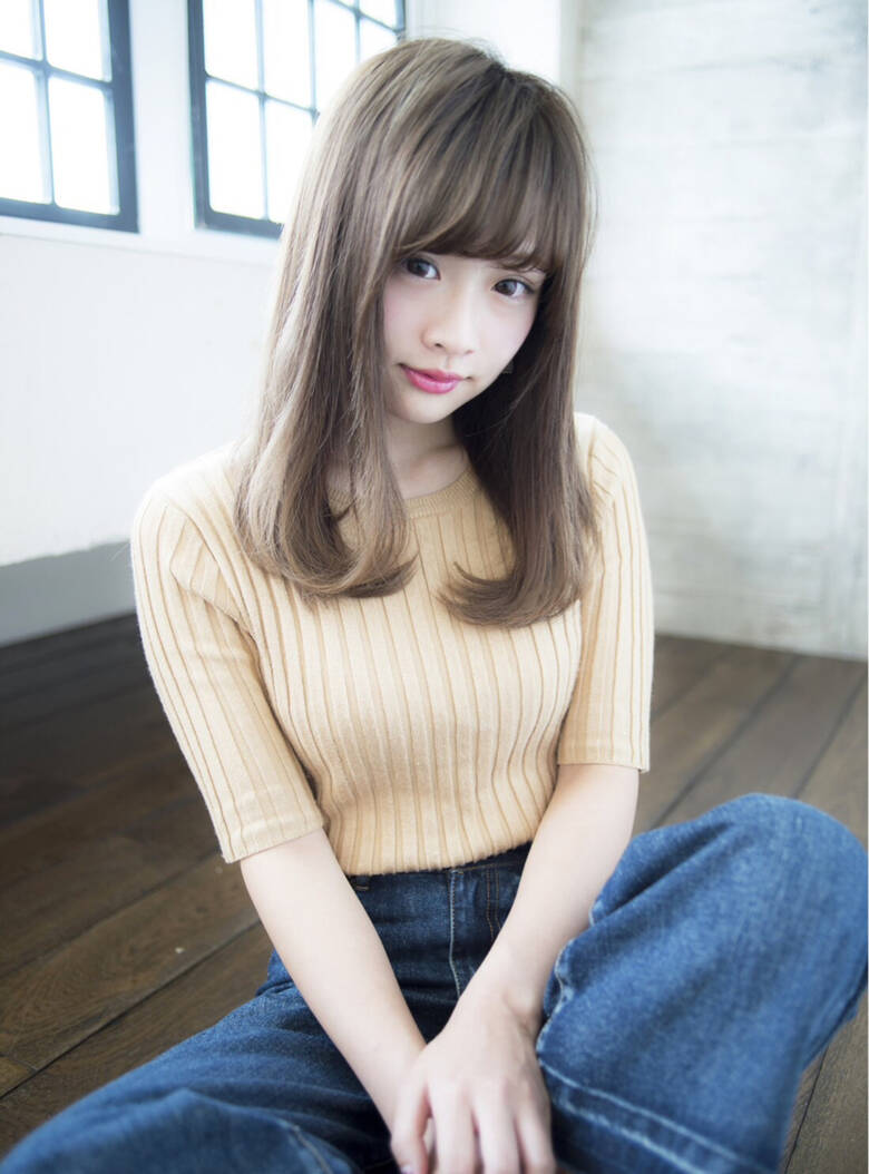 セミロング ストリート 秋 ワンカール みにあり Hair