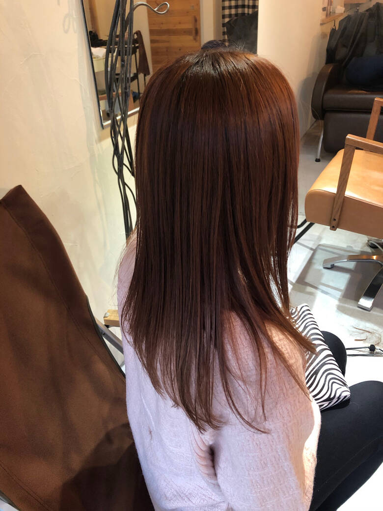 フェミニン ロング ヘアカラー ピンクブラウン Lala Hair Spa 古藤 なつみ Hair フェミニン ロング ヘアカラー ピンクブラウン Lala Hair Spa 古藤 なつみ Hair