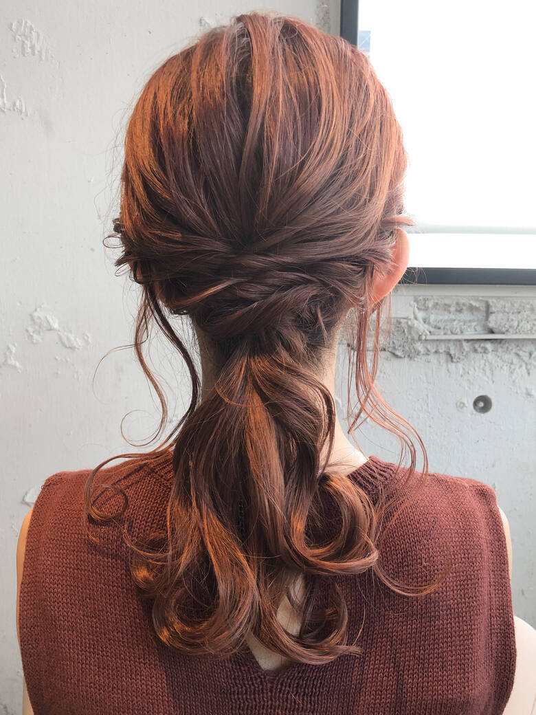 簡単ヘアアレンジ ヘアセット ゆるふわセット エレガント Laviage 茎沢裕太 5977 Hair