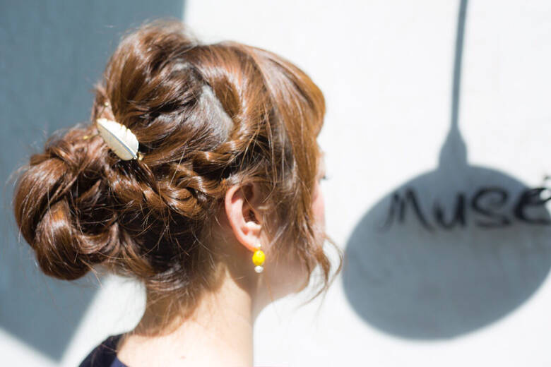 簡単ヘアアレンジ ロング パーマ 大人かわいい Musee井田 河口 芳美 Hair