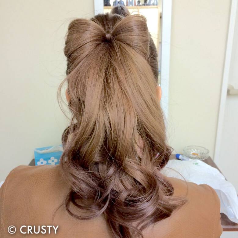 ロング 結婚式 ヘアアレンジ ポニーテール フリー ヘアメイク Crusty 776 Hair ロング 結婚式 ヘアアレンジ ポニーテール フリー ヘアメイク Crusty 776 Hair
