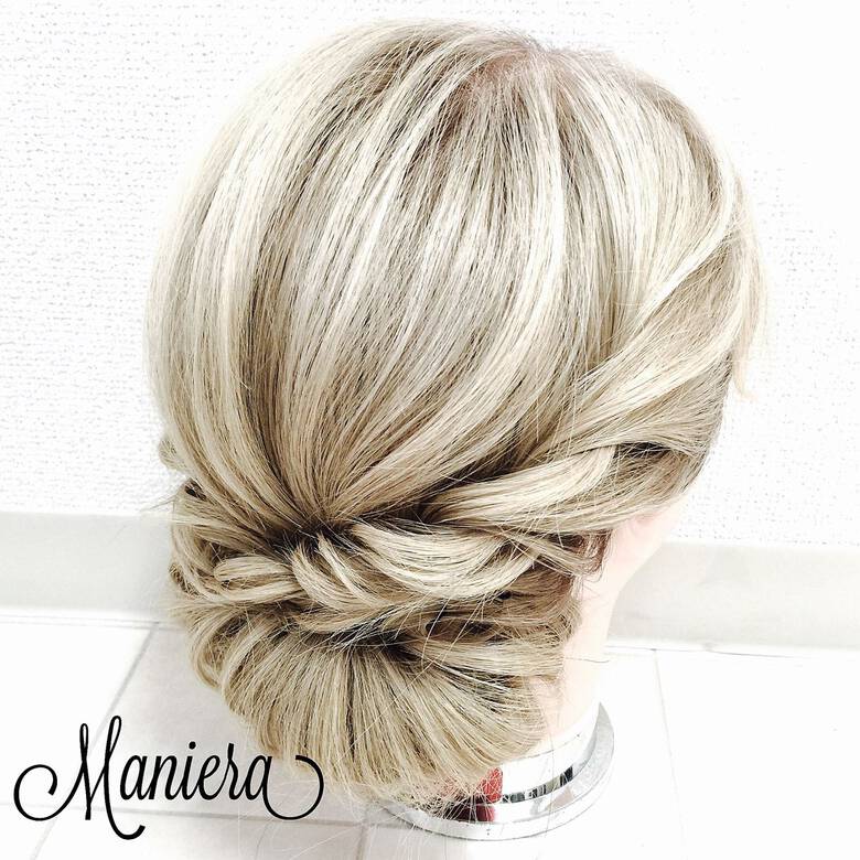 アップスタイル ヘアアレンジ ヘアメイク Hair Make Maniera Micco Hair